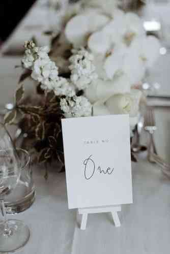 Mini chevalet decoration de table mariage