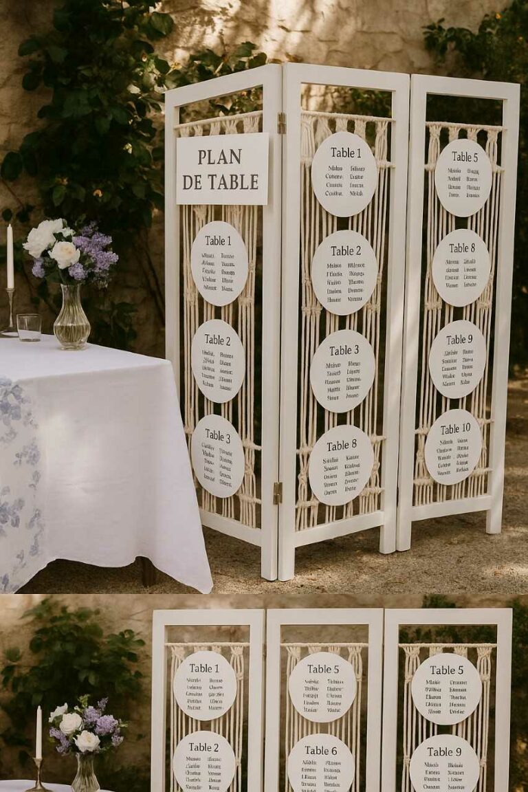 plan de table paravent image