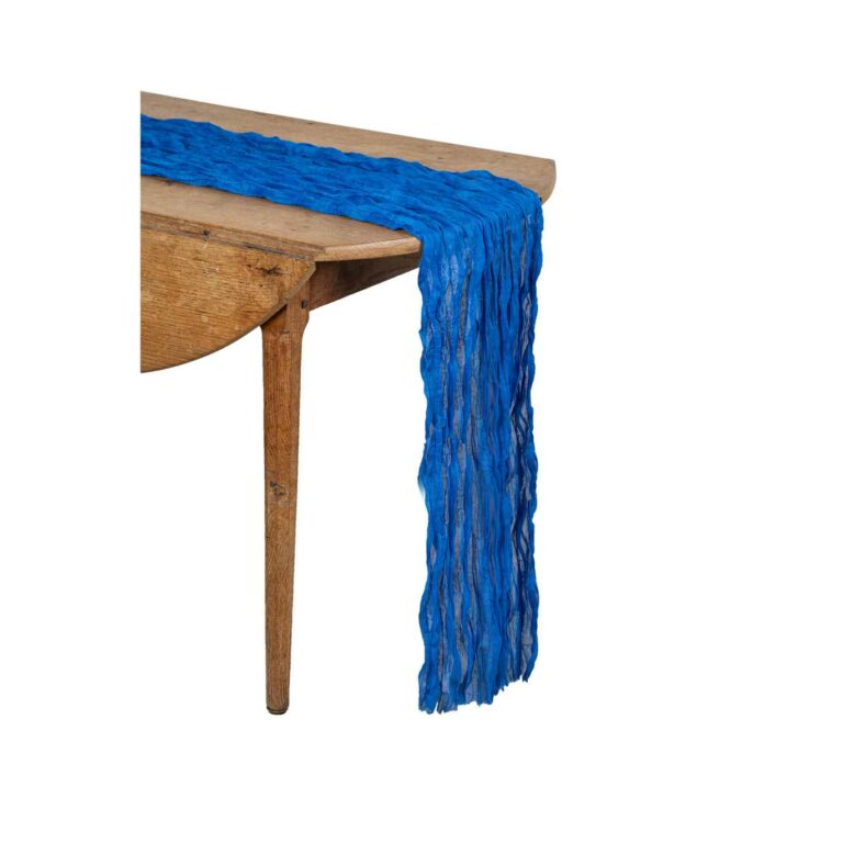 Chemin de Table Cheesecloth bleu