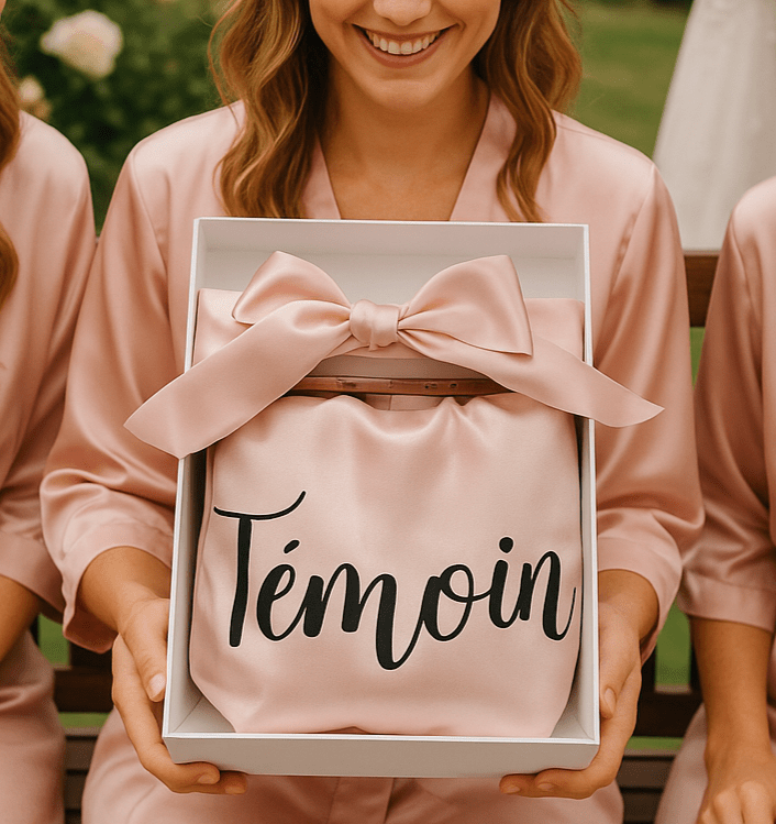 coffret cadeau femme mariage témoin – ambre exemplaire