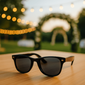 lunettes de soleil noir mariage