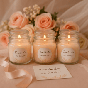 Bougie personnalisée