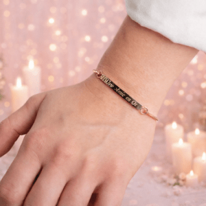 bracelet personnalisé "une amie en or"