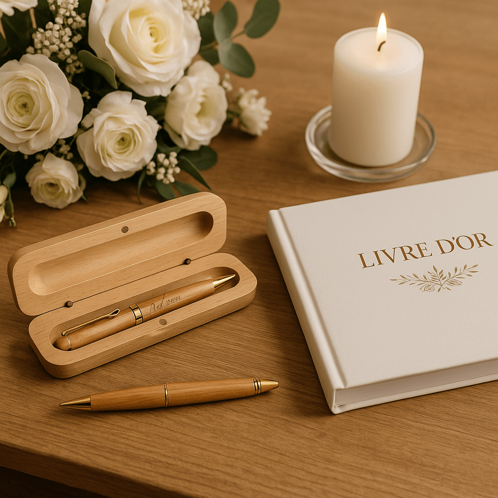 stylo de mariage personnalisé