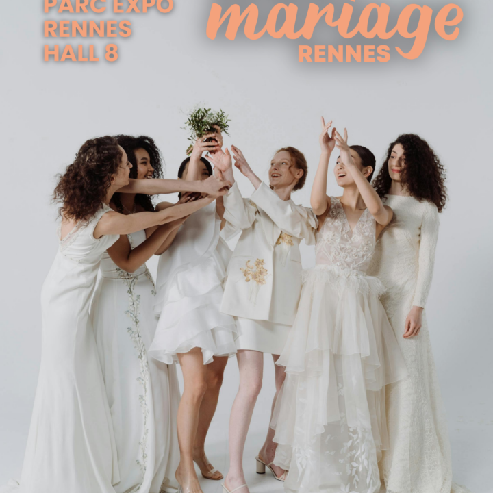 Affiche du salon du mariage de Rennes, les 14 et 15 novembre 2026 au Parc Expo, hall 8.